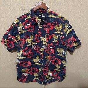 Stussy Men’s Hawaiian Button Up Shirt